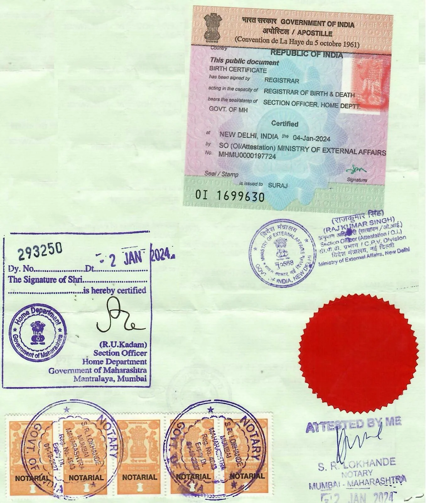 Document Apostille in Bhopal